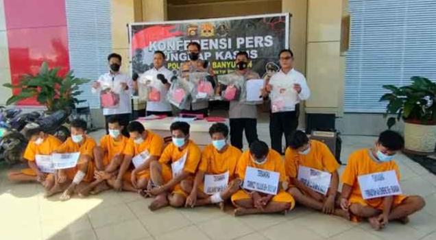 9 Pembunuh Bayaran Dibekuk Polres Muba