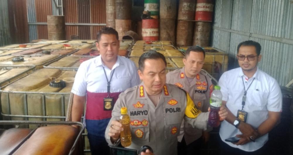 Ada Gudang BBM Ilegal di Kertapati Digerebek Polisi