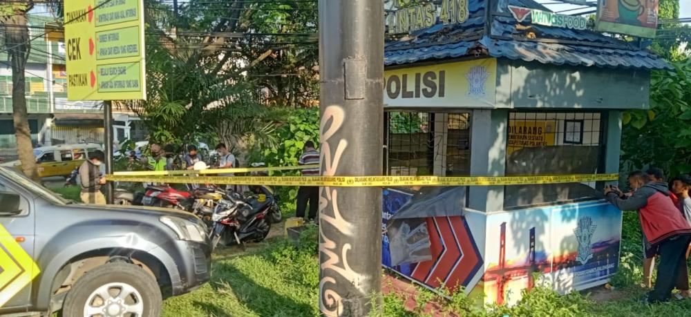 Anggota Lantas Ditikam OTD di Pos Simpang Angkatan 66