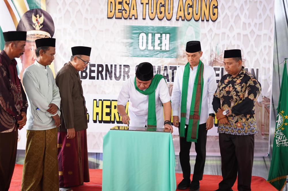 Gubernur Herman Deru Resmikan Masjid Agung Al-Huda Desa Tugu Agung Lempuing OKI