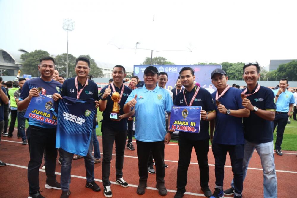 Herman Deru Buka Turnamen Sepakbola U-20 Piala Gubernur Sumsel Tahun 2023