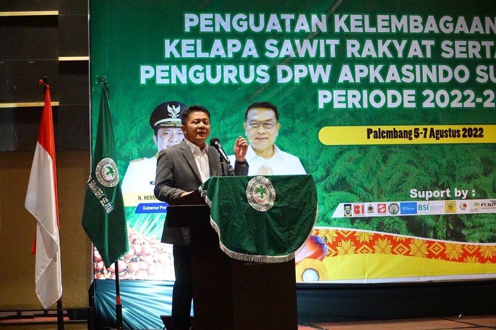 Herman Deru Petajam SK Menteri Tekait Harga Sawit di Sumsel Dengan Terbitkan Pergub