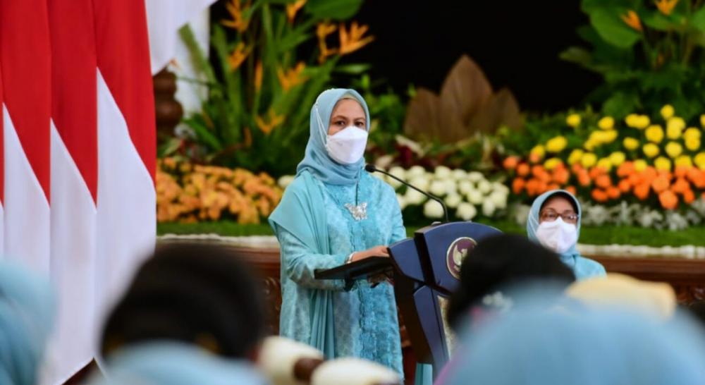 Iriana Jokowi : Maknai Peringatan Hari Kartini sebagai Era Kebangkitan Perempuan Lawan Pandemi