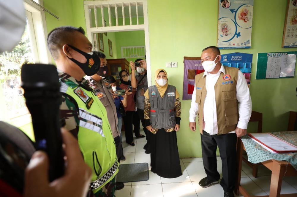 Ketua Satgas Apresiasi Pelaksanaan Posko PPKM Mikro Desa Negara Ratu Lampung