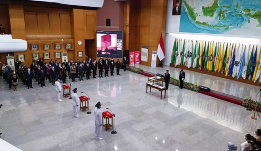 Mendagri Lantik Heru Sebagai Penjabat Gubernur DKI Jakarta