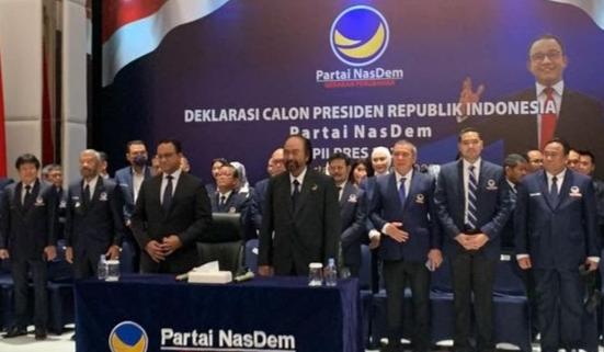 Partai NasDem Usung Anies Cawapres 2024 Bebas Pilih Wakilnya