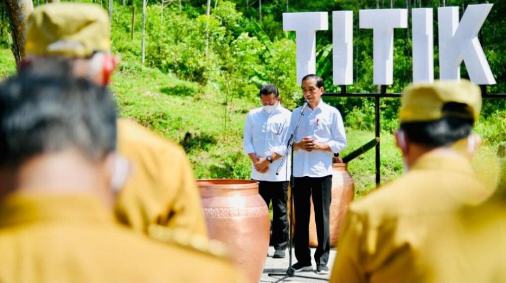 Presiden : Penyatuan Tanah dan Air Bentuk Kebhinekaan dan Persatuan yang Kuat