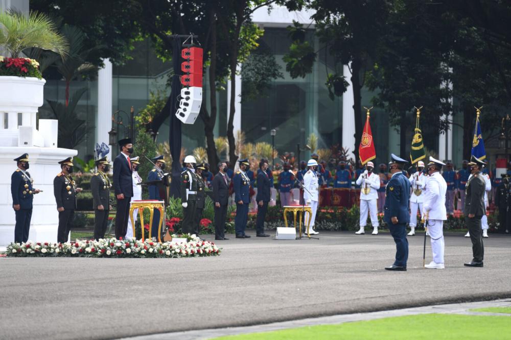 Presiden Apresiasi Peran Besar TNI dalam Keberhasilan Penanganan Pandemi