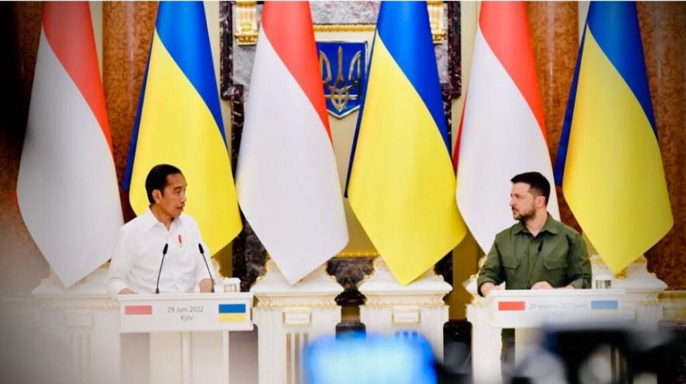 Presiden Jokowi : Kunjungan ke Ukraina Wujud Kepedulian Indonesia 