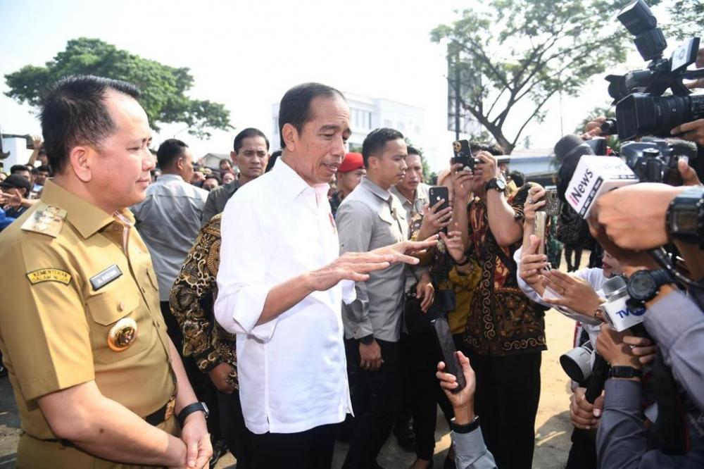 Presiden Jokowi Puji Kinerja Pemprov Sumsel yang Berhasil Kendalikan Inflasi