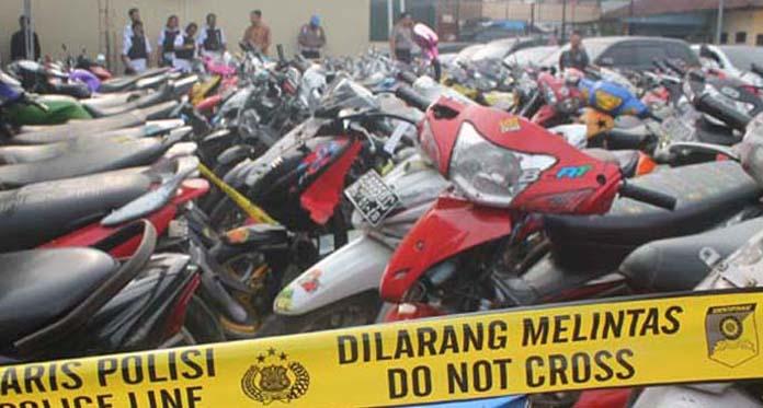 Puluhan Unit Motor Bodong dari Jawa Diamankan Polda Sumsel