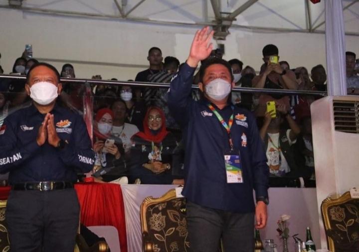 Raih 30 Medali, Sumsel Masuk Lima Besar Klasemen FORNAS VI