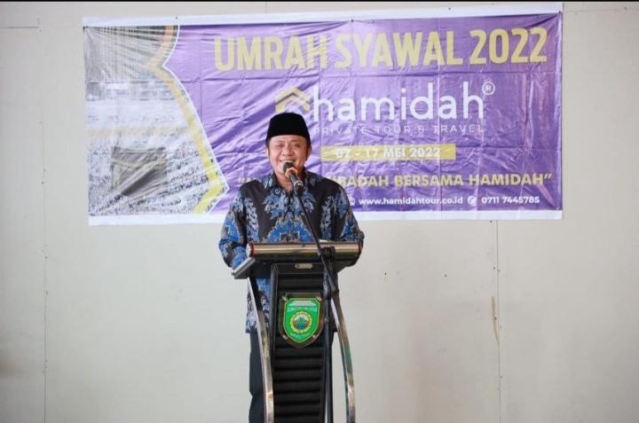 Setelah Sempat Tertunda Akibat Pandemi, HD Lepas Keberangkatan Jemaah Umroh ke Tanah Suci