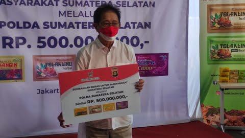 Sido Muncul Minta Polda Sumsel Salurkan Bantuan Senilai Rp 500 juta 