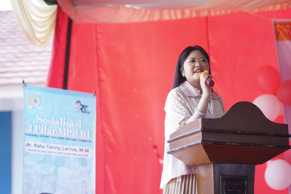 Sosialisasikan 4 Pilar MPR RI, dr Ratu Tenny Leriva Perkuat Wawasan Kebangsaan Generasi Muda