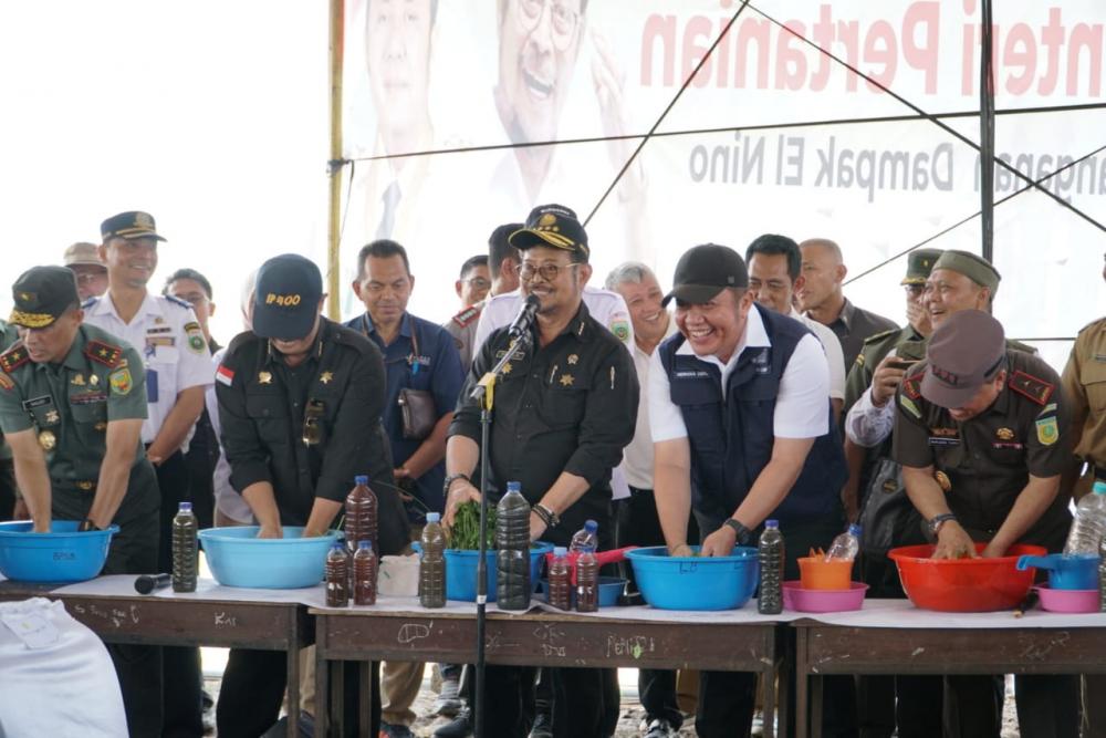 Tambah Luas Tanam Sawah, Mentan RI Yakin Semakin Kuatkan Sumsel Sebagai Lumbung Pangan Negara