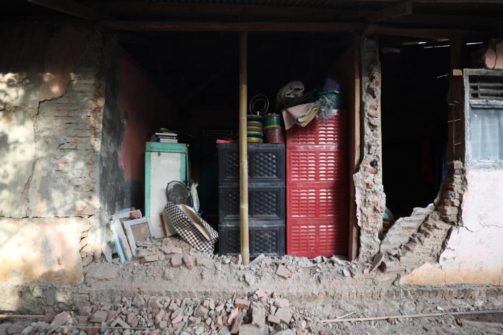 Update : 1.378 Rumah Warga Terdampak Gempabumi Banten