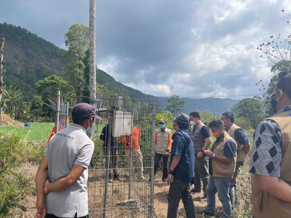 BNPB Cek Efektivitas Alat Peringatan Dini Longsor Berbasis Masyarakat 