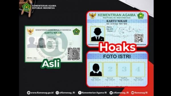 Beredar Format Kartu Nikah Dengan Kolom Empat Istri, Dirjen Bimas Islam Tegaskan Itu Hoaks