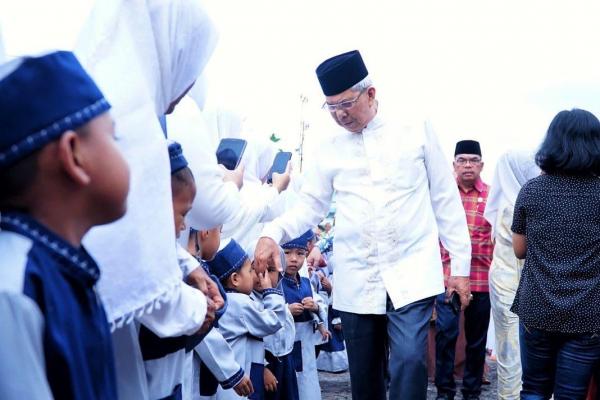 Cetak Generasi Berakhlak Mawardi Yahya Resmikan Tk Islam Terpadu Yahya Al-Haq di Ogan Ilir