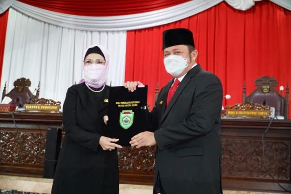 DPRD Setujui Perubahan RPJMD Provinsi Sumsel 2019-2023