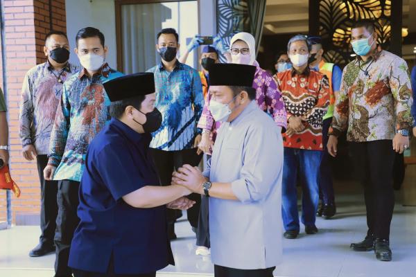 Erick Thohir Dukung Pembangunan Pelabuhan Tanjung Carat Melalui PT Pelindo