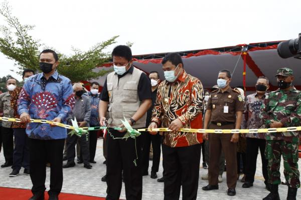 Gubernur Herman Deru Resmikan Taman Pancasila Indralaya Ogan Ilir