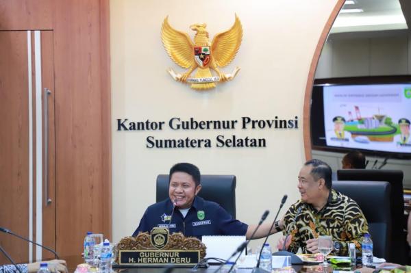 Gubernur Terima Draft Usulan Pembangunan Infrastruktur Kabupaten Lahat Tahun 2021