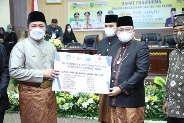 HUT Muba, Dodi Ucapkan Terima Kasih Bantuan Gubernur Herman Deru