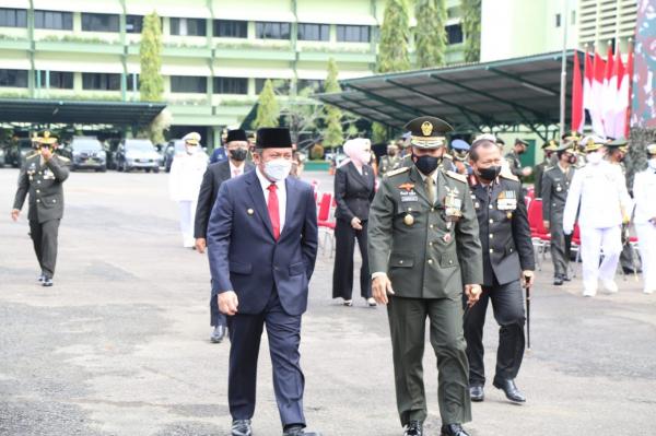 Herman Deru Ajak TNI Tingkatkan Peran Jaga Ketahanan Pangan di Sumsel