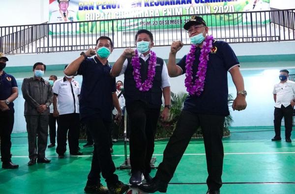 Resmikan GOR Sepak Takraw di Muara Enim, HD: Salah Satu GOR Terbaik di Sumsel