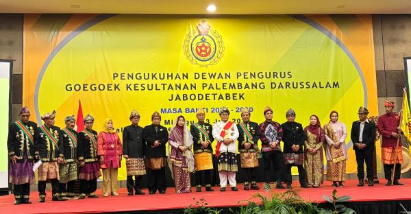 Sultan Palembang Kukuhkan Pengurus Goegoek Kesultanan Palembang Darussalam Jabodetabek, Perkuat Ikatan Budaya di Tanah Rantau