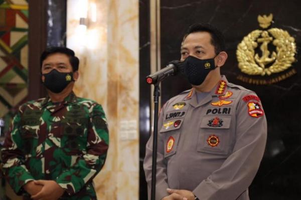 Temui Panglima TNI, Kapolri Janji Tingkatkan Sinergitas dan Soliditas