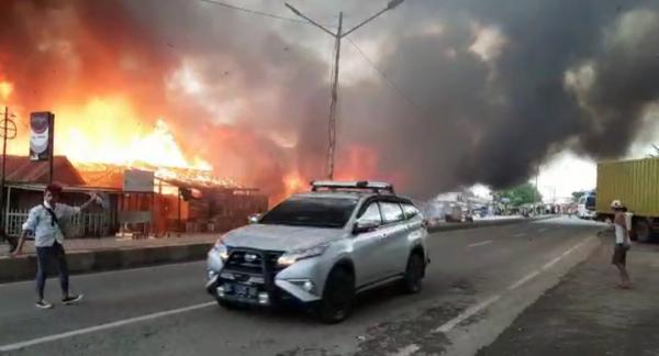 Total 21 Rumah Warga di Ibul Besar Hangus Terbakar