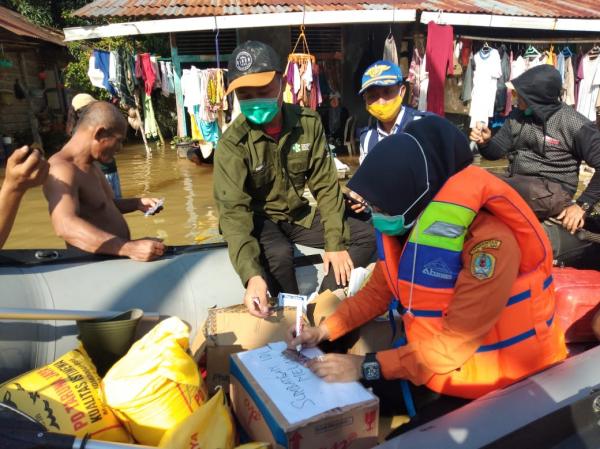 Update, 720 Jiwa Mengungsi Akibat Banjir di Melawi