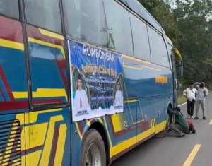 Bus Jemaah Calon Haji OKU Timur Mogok di Tengah Perjalanan, Ratusan Jamaah Terlantar Berjam-jam